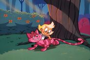 The Cheshire Cat Mindy in Wonderland