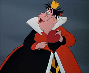 disney alice in wonderland queen of hearts