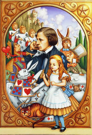 Alice as she appeared in the first colored illustration.