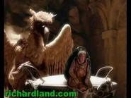 The Gryphon as it appears with the Mock Turtle in the 1999 film.