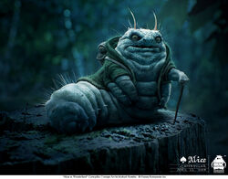 alice in wonderland caterpillar smoking gif