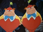 Tweedledee y Tweedledum en la película de 1951