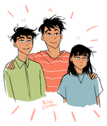 The Spring siblings, older.