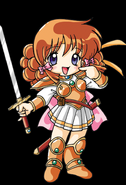 Julia's appearance in the Harem Master Trading Card Game.