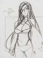 Female-Warrior-Sketch