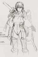 One of Ranmaru's initial sketches.