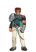 Bernard's full body portrait in Rance VI.