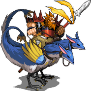 Shouen's battle sprite in Sengoku Rance.