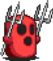 A sprite of a Red Hanny in Millennium War Aigis.