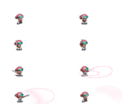 Some of Nanana's battle sprites.