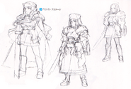 Concept artwork of Amitos from the Rance Quest guide book.