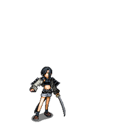 Ryouma's male battle sprite in Sengoku Rance.