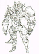 Concept artwork of Modokata's second design from the Rance X manual.