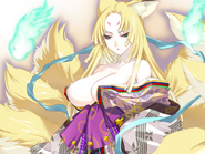 Omachi's portrait in Sengoku Rance.