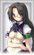 Sanae's cut-in sprite in Big Bang Age