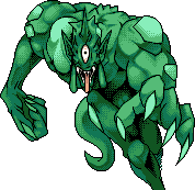 A Green Oni in Toushin Toshi 2.