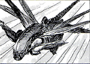 The Flying Alien from Victor's dream.