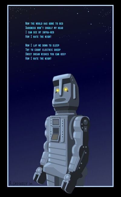 MARVIN the PARANOID ANDROID by DadaHyena