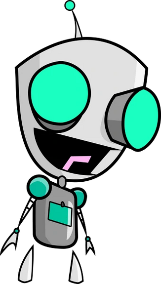 Girgoose, alien, animated, cartoon, cute, funny, gir, invader zim, robot,  zim, HD phone wallpaper