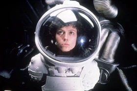 Ripley shortly after the Nostromo's destruction
