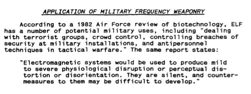 Frequency weaponry-B