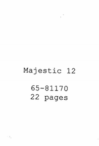 Majestic 12 (65-81170)