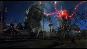 The Legion Queen attacks with her Energy Whips.