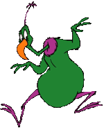 An Instant Martian. Instant Martians initially come into seed forms and can be transformed into huge avian beings by adding drops of water.