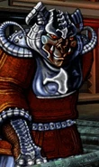 An Bulrathi soldier during Master of Orion 2: Battle at Antares