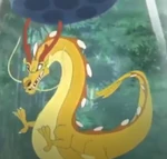 Самец дракона сразу после того как Джамба создаст его