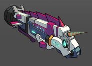 A Singlehorn in its alt-mode
