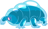 A blue "Water Bear"