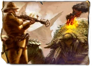 Lord Cockswain killing a Beetle