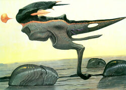 Rimerunner with Carver-wing eggs attached to its body