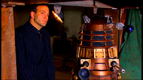 Mr Diagoras with Dalek Caan.