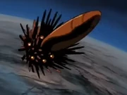 Kamura's starship lands on the planet
