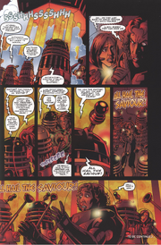 The Humanised Daleks recognise the Doctor