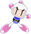 The white Bomberman is the main character of the Bomberman-Games