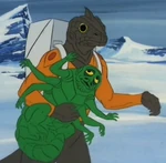 A Nasat being carried by a .