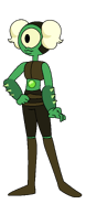 Nephrite11.png (54 KB) A green-skinned Nephrite whose gemstone is located on her navel.