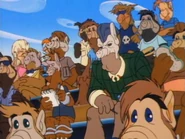 A crowd of Melmacians