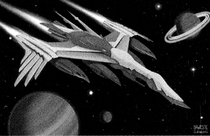 Kittani Taskmaster-Class Carrier (Rifts Dimension Book, Fleets of the Three Galaxies).