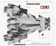 Diagram of the Wedge Ship's design