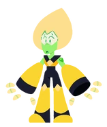Dandelion Peridot1.png (137 KB) A lighter dandelion hairstyle Peridot whose gem location is on her left shoulder.