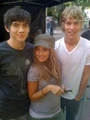 Carter Jenkins (Tom), Ashley Tisdale (Bethany) and Austin Butler (Jake)