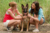 Amber and Kiki with Piper