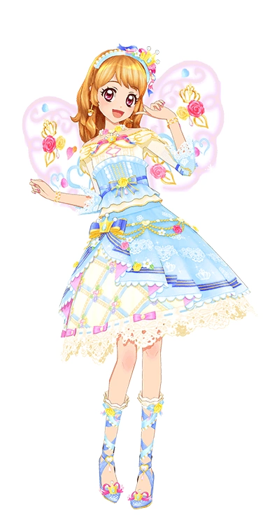 アイカツ　コスモスハートフルブーケコーデ　コスモスクラウンブーケコーデ　サイン有 星宮いちご サイン付き LPR コスモスハートフルブーケ コスモス