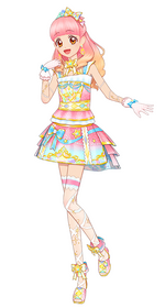 Peach Shining Line Coord | All Aikatsu! Wiki | Fandom