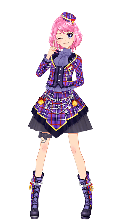Purple London Check Coord | All Aikatsu! Wiki | Fandom