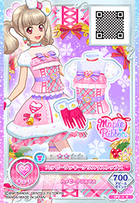 RAKUDO　恋するPiNK「1.HAPPY！ピンクバースデー」他 Happy Lucky Christmas Coord | All Aikatsu! Wiki | Fandom